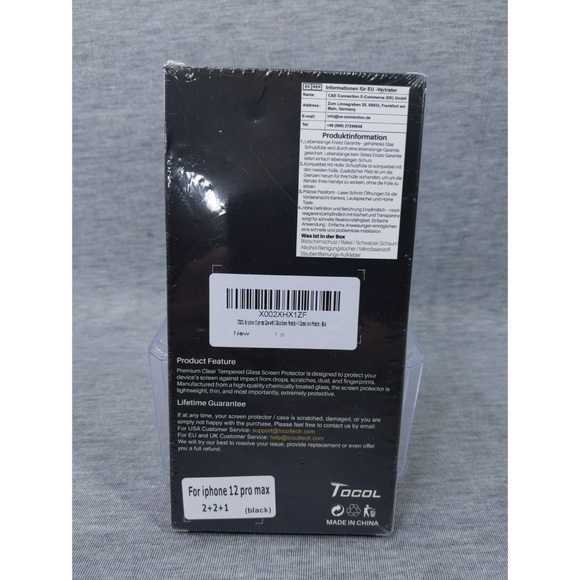 Tocol Phone Case w/ 2pcs Screen Protector & 2pcs Camera Lens Protector - Picture 2 of 6